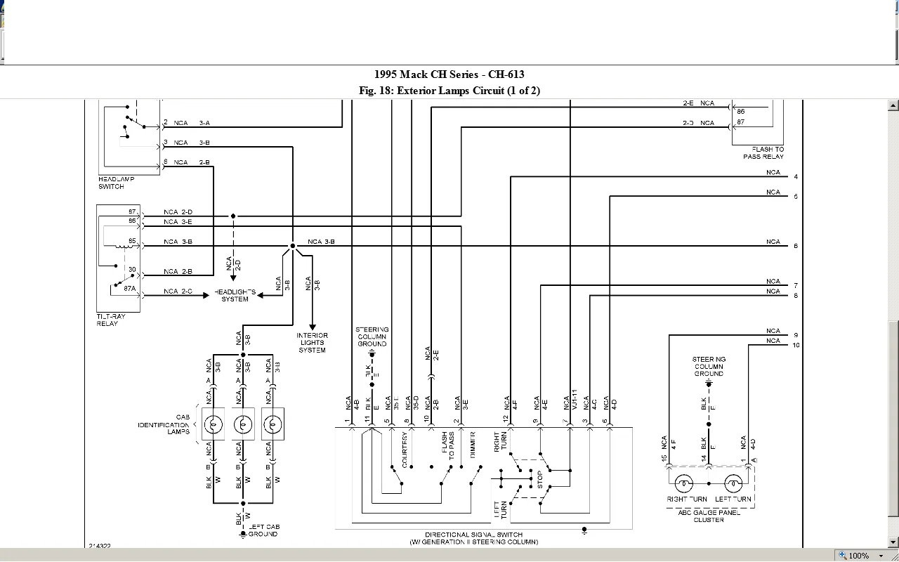 1996 Mack Ch613 Wiring Diagram Wiring Diagram