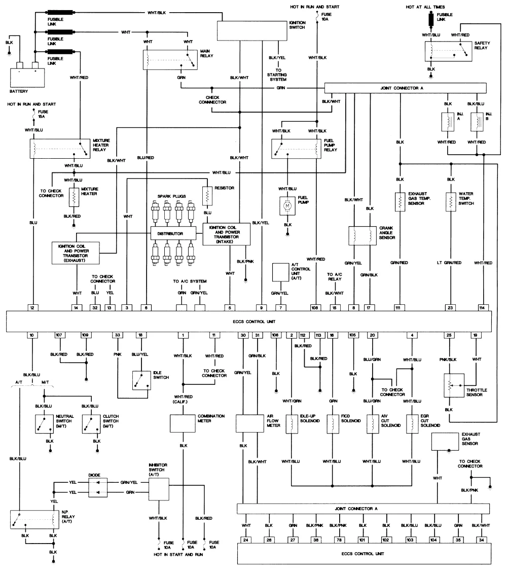 1996 Nissan 240Sx Wiring Diagram Wiring Diagram
