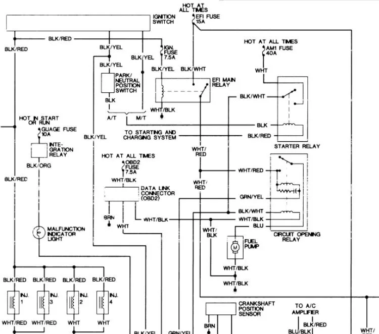 1996 Toyota Camry Fuel Pump Wiring Diagram Database