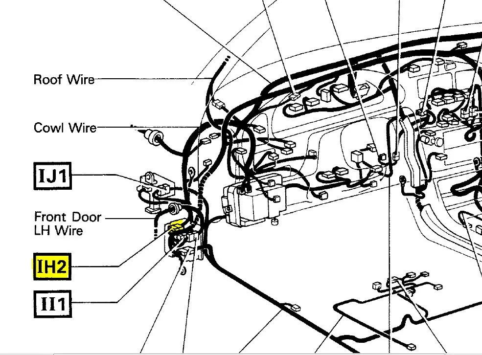 1996 Toyota Camry Power Window Fuse Location