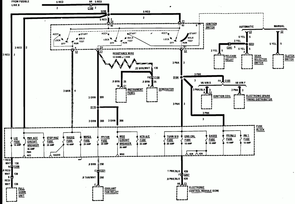 1997 Camaro Wiring Schematic