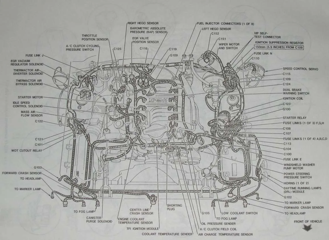 1997 Ford Mustang Engine Diagram