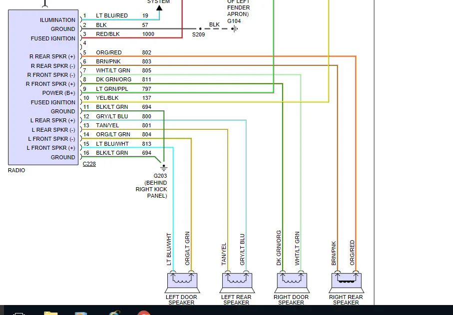 1997 Ford Ranger Radio Wiring Diagram Pics Wiring Diagram Sample