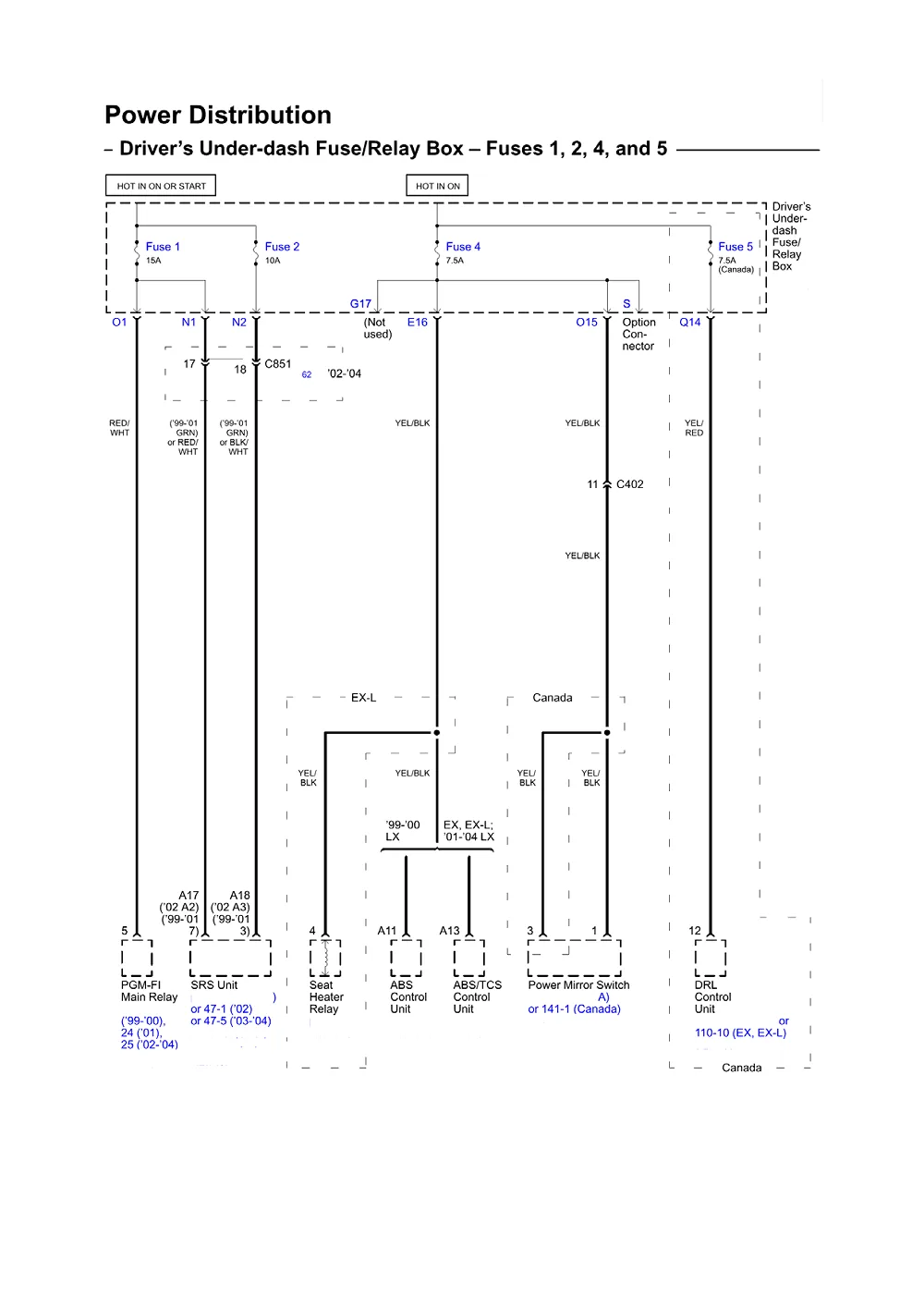 1997 Honda Civic Horn Wiring Diagram Wiring Diagram