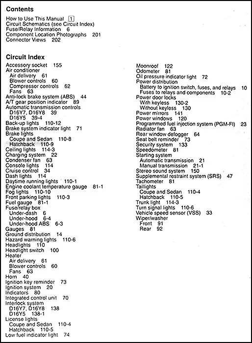 1997 Honda Civic Radio Wiring Diagram Database