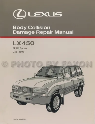 1997 Lexus Lx 450 Wiring Diagram Manual Original