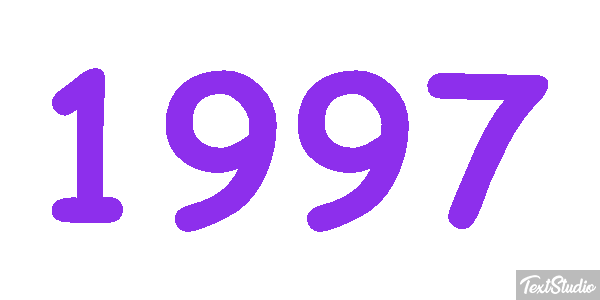 1997 Number Animated Gif Logo Designs