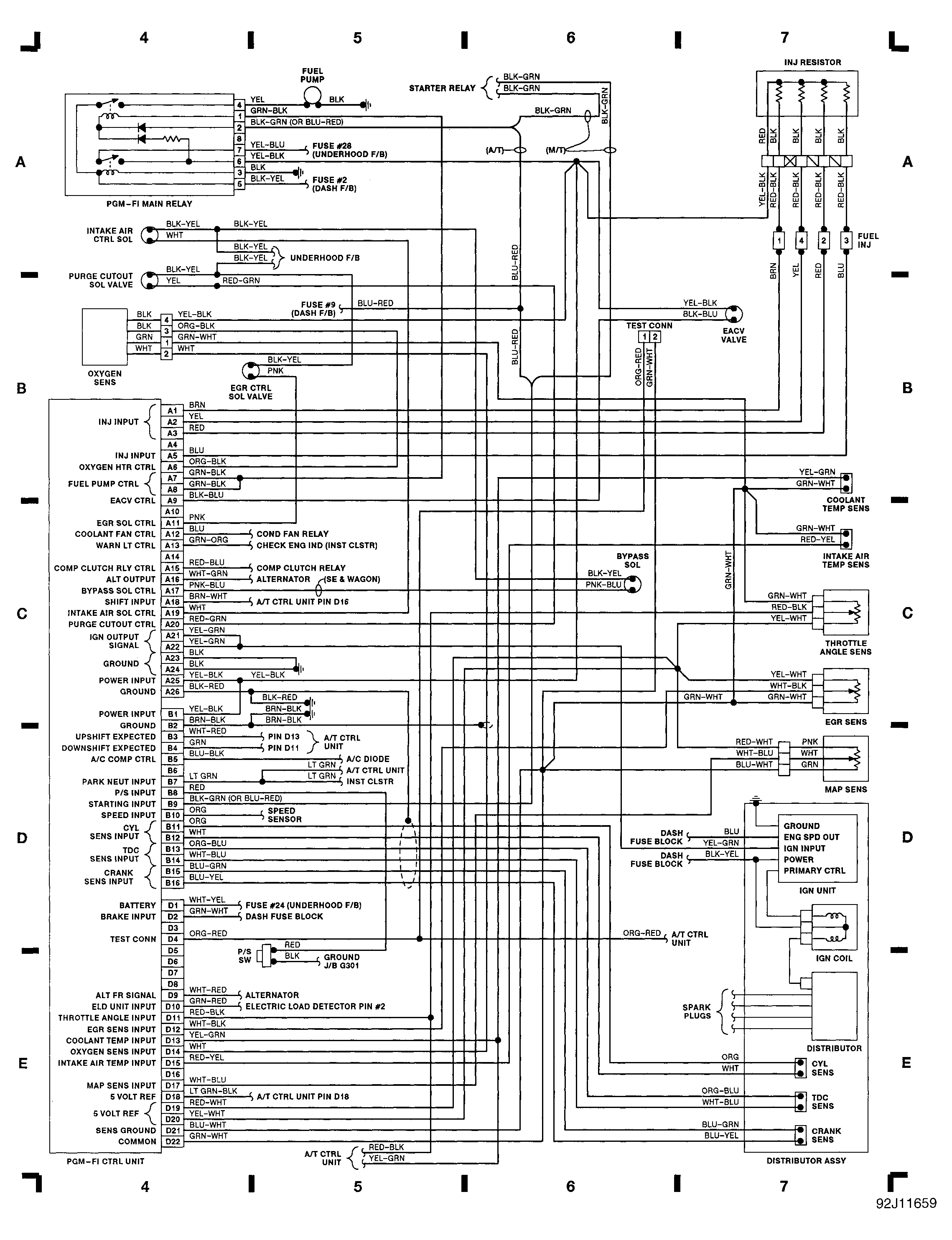 1998 Accord Wiring Diagram Wiring Diagram