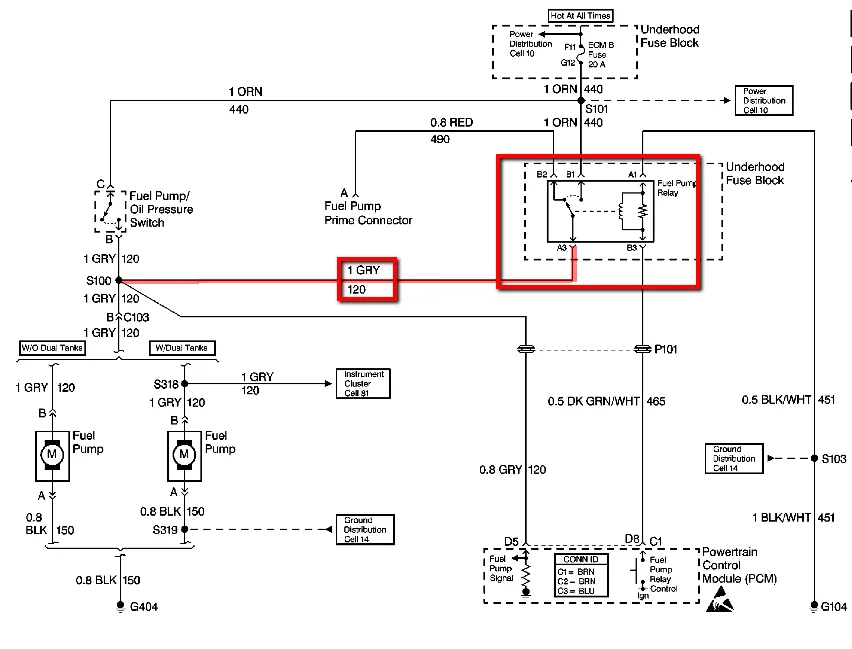 1998 Chevy Truck Fuel Pump Wiring Diagram Organicled