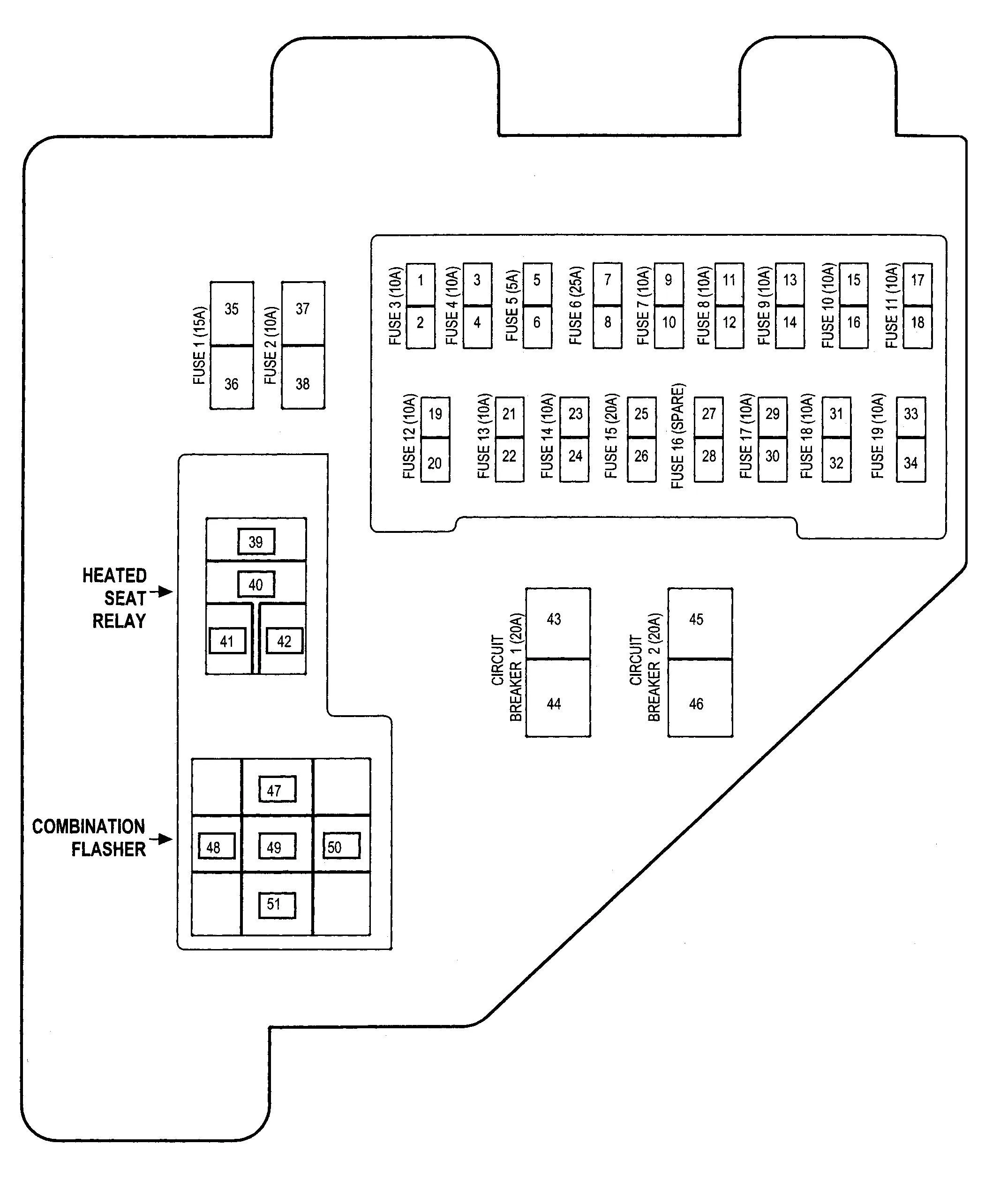 1998 Dodge Ram 2500 Fuse Box Diagram Wiring Diagram