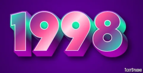 1998 Numbers Logos
