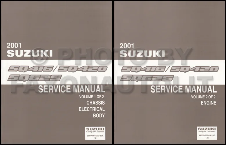 1999 2001 Suzuki Vitara Grand Vitara Wiring Diagram Original