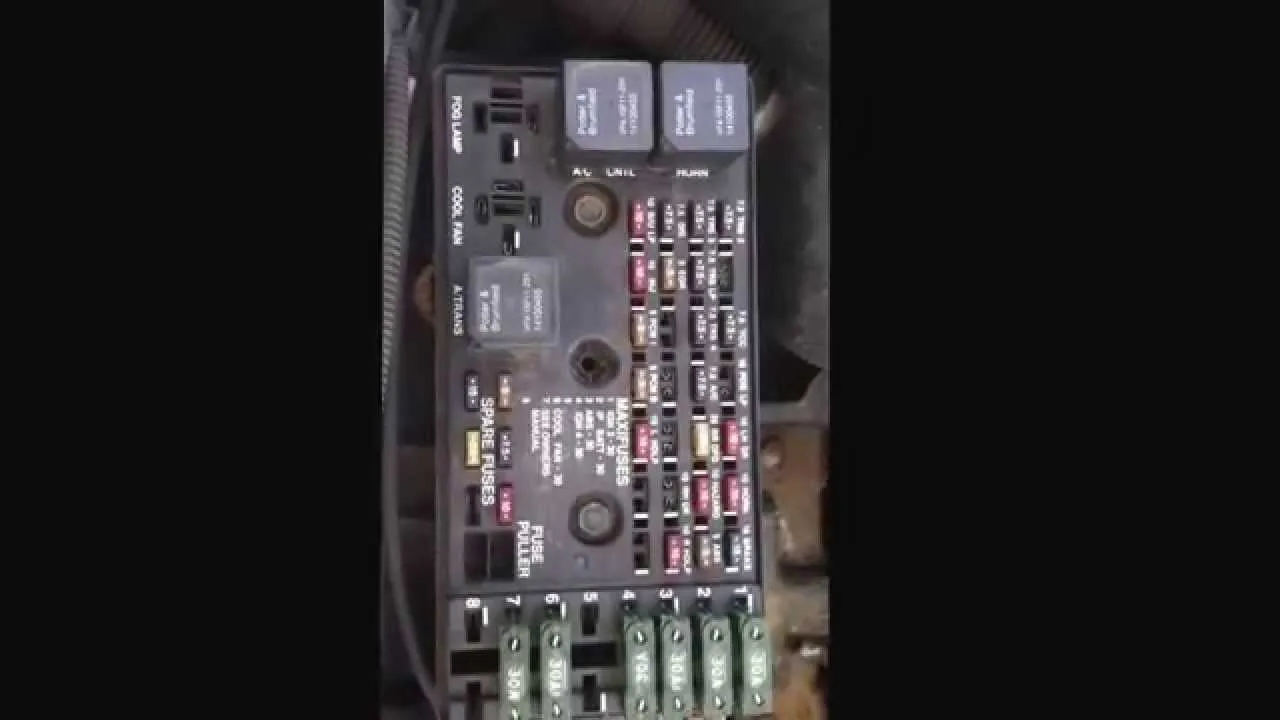1999 Saturn Fuse Box Diagram
