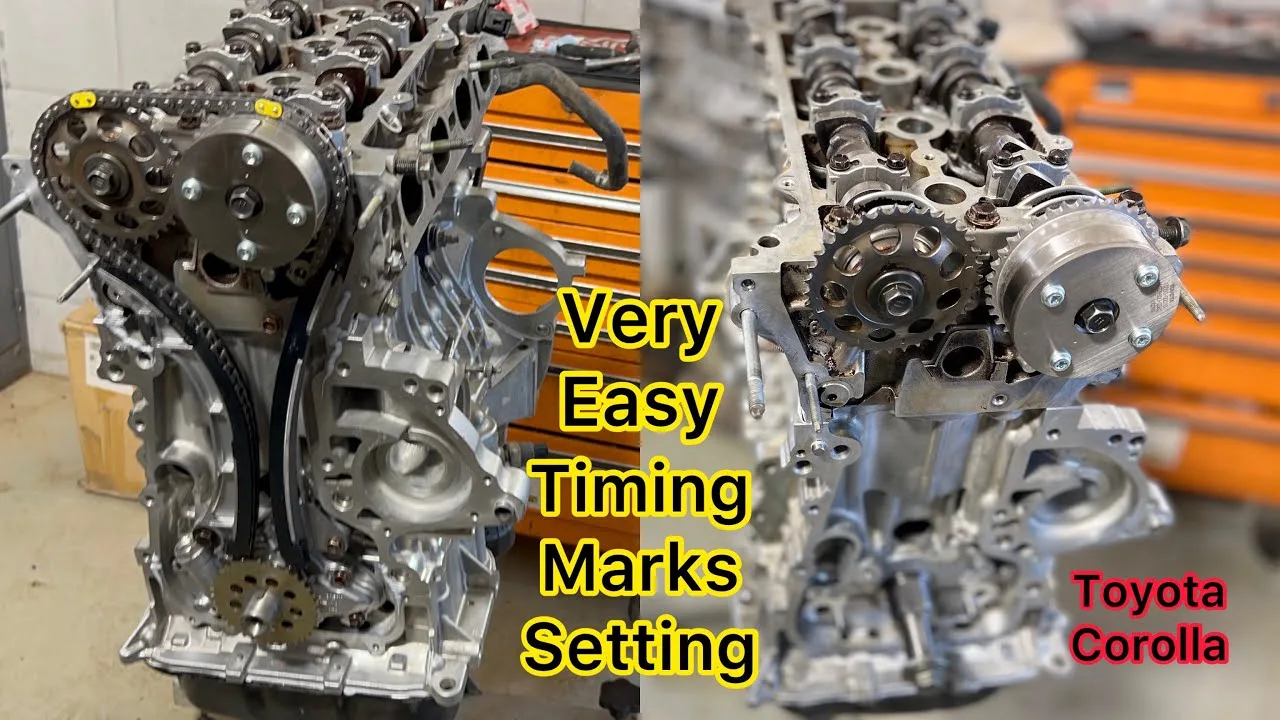 1Zz Fe Timing Chain Replacement How To For Toyota Matrix 49 Off