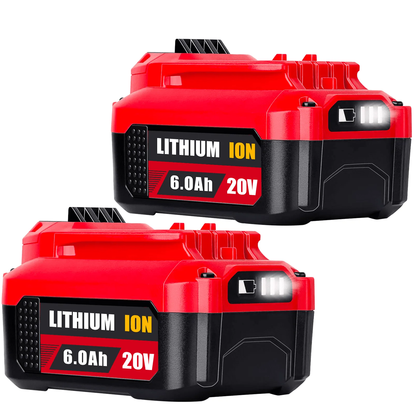2 Pack 20V 6000Mah Li Ion Replacement For Craftsman 20V Battery Compatible With Craftsman