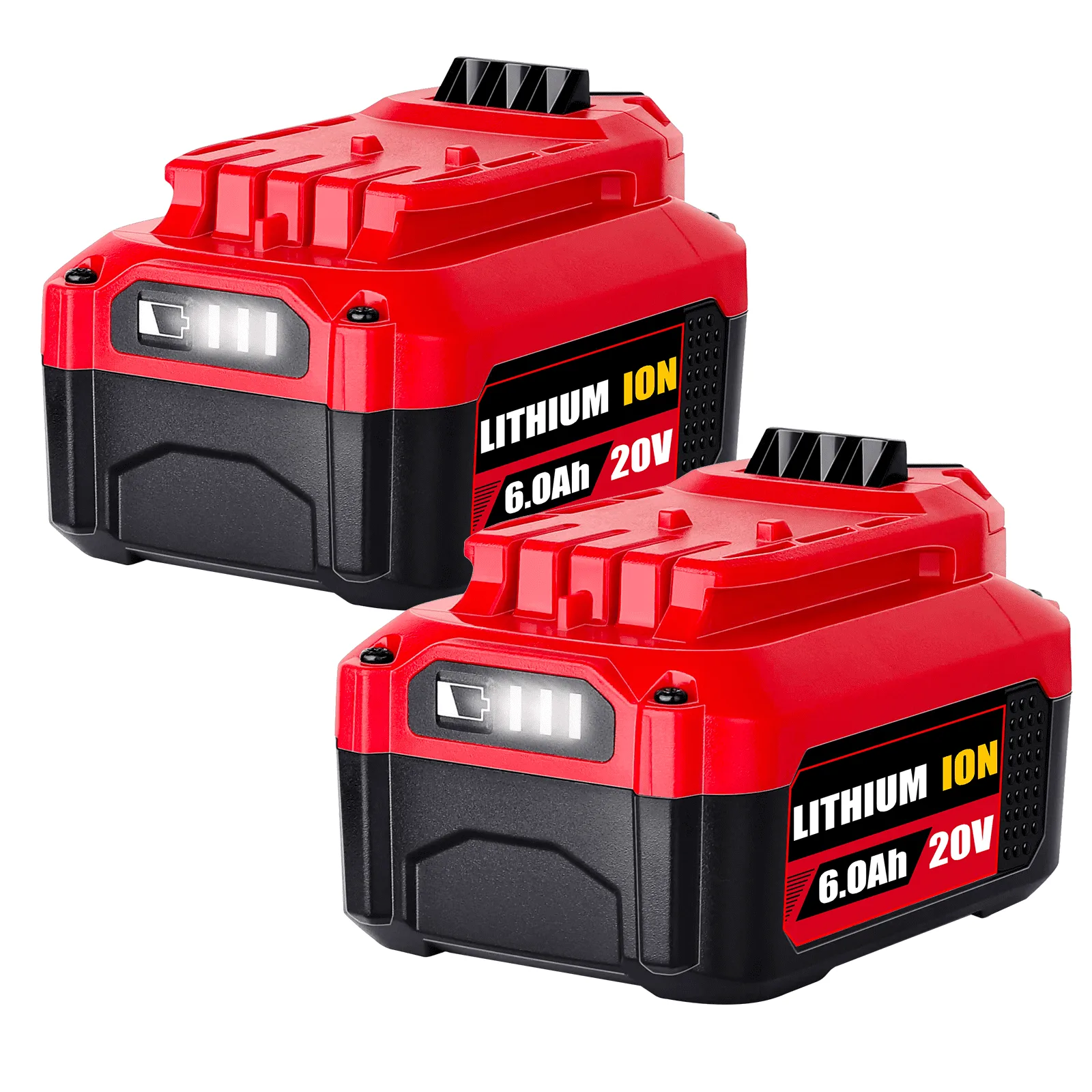 2 Pack 20V 6000Mah Li Ion Replacement For Craftsman 20V Battery Compatible With Craftsman