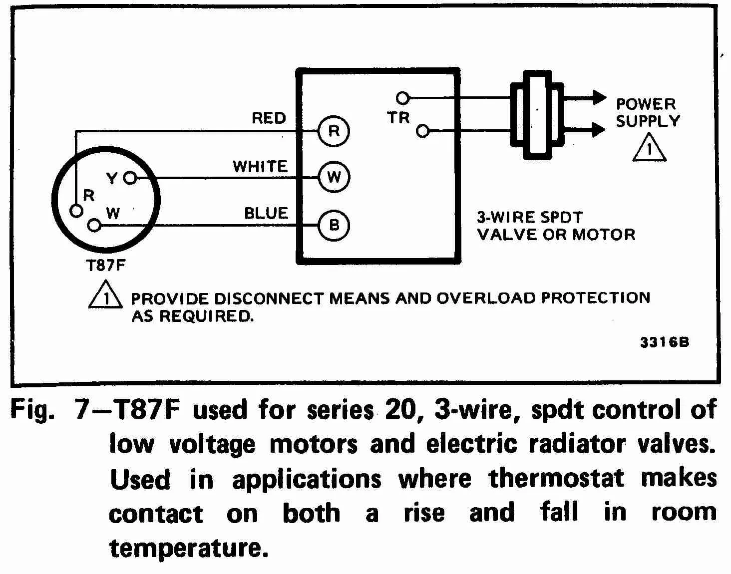 2 Wire Old Honeywell Thermostat Wiring