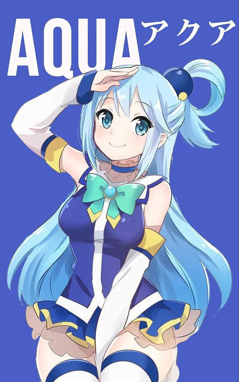 20 Wallpaper Anime Aqua Keren Tahun 2019