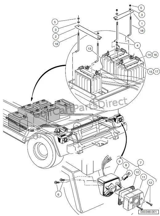 2000 2005 Carryall 1 2 6 By Club Car Golfcartpartsdirect