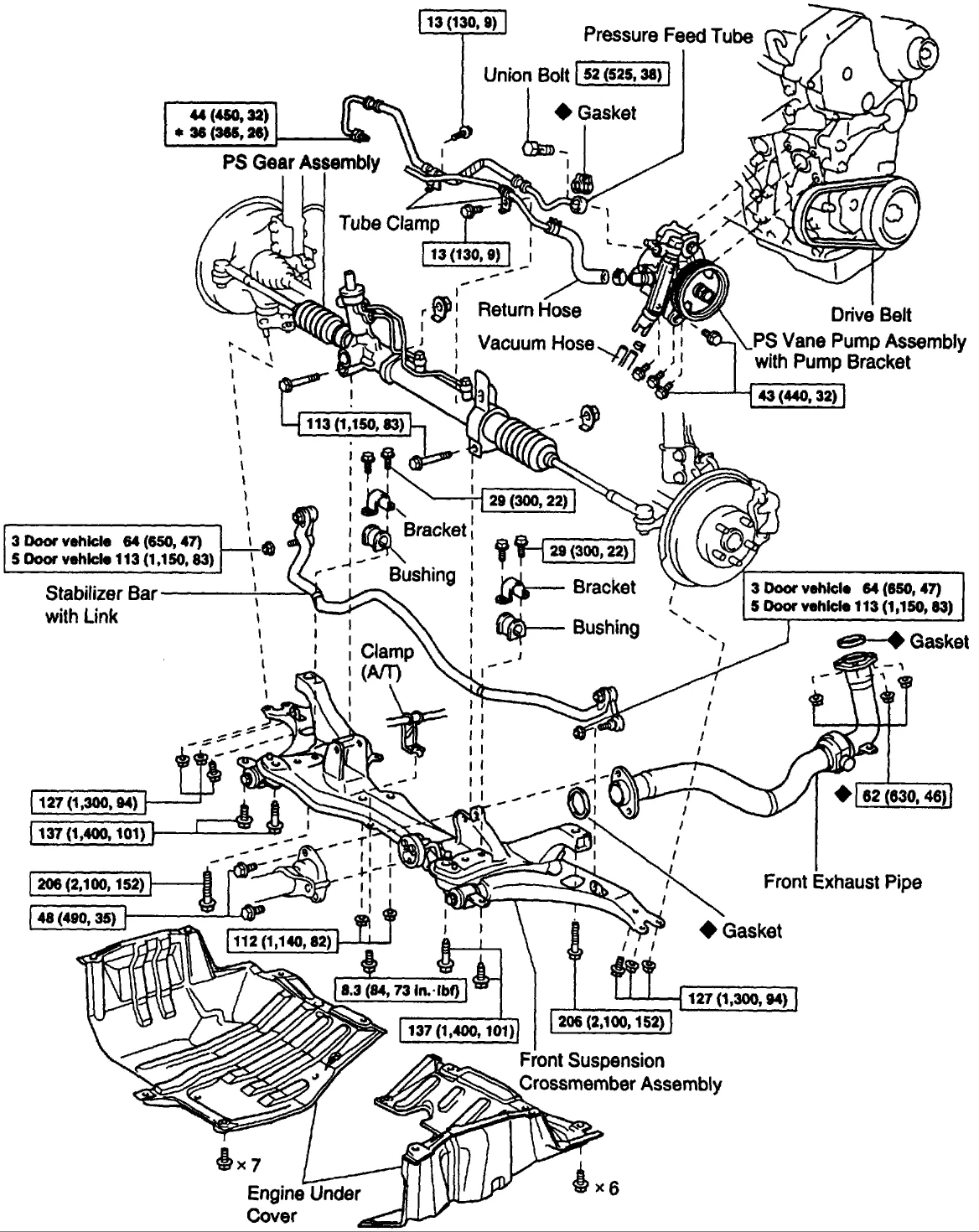 2000 4Runner Engine Bay Parts Diagram
