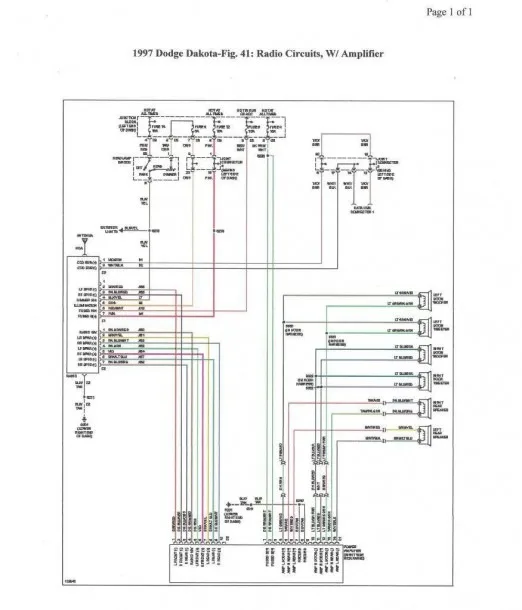 2000 Dodge Ram 1500 Radio Wiring Diagram Datainspire