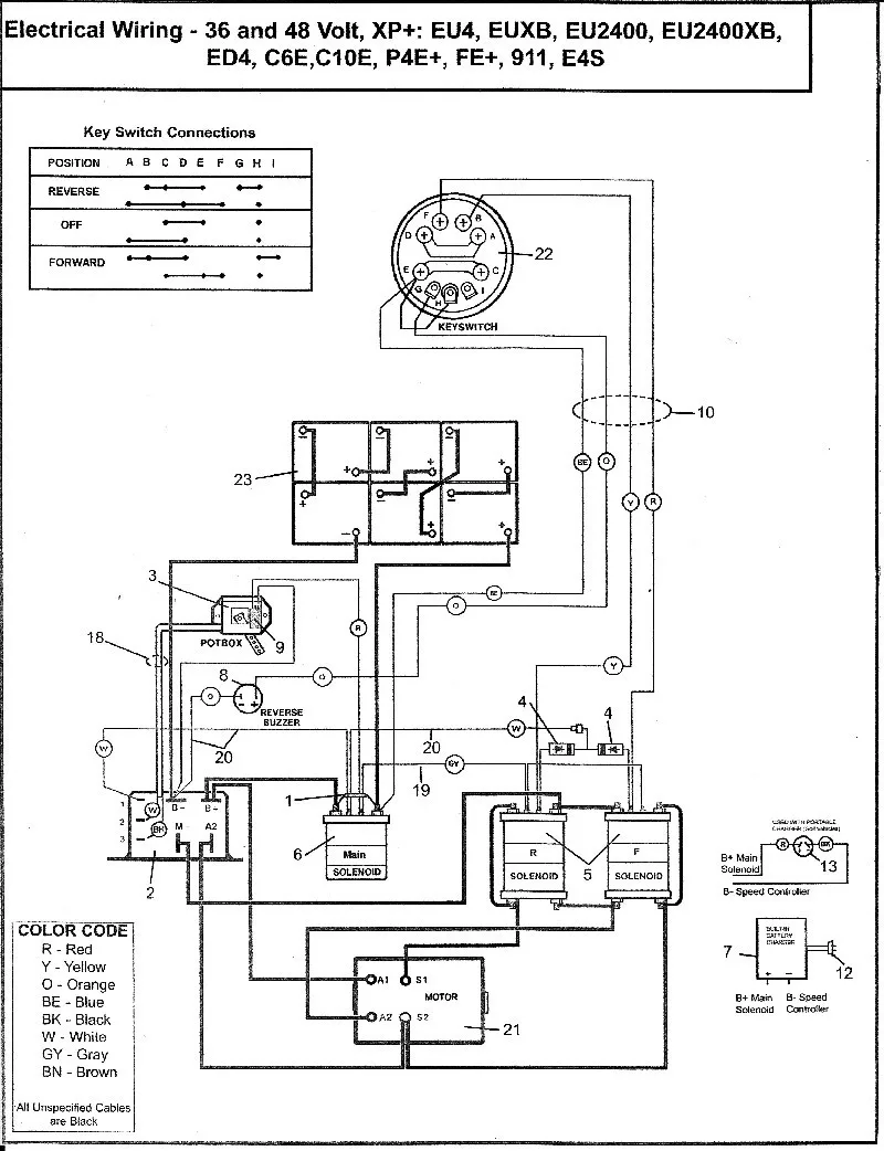 2000 Ezgo Gas Wiring Diagrams