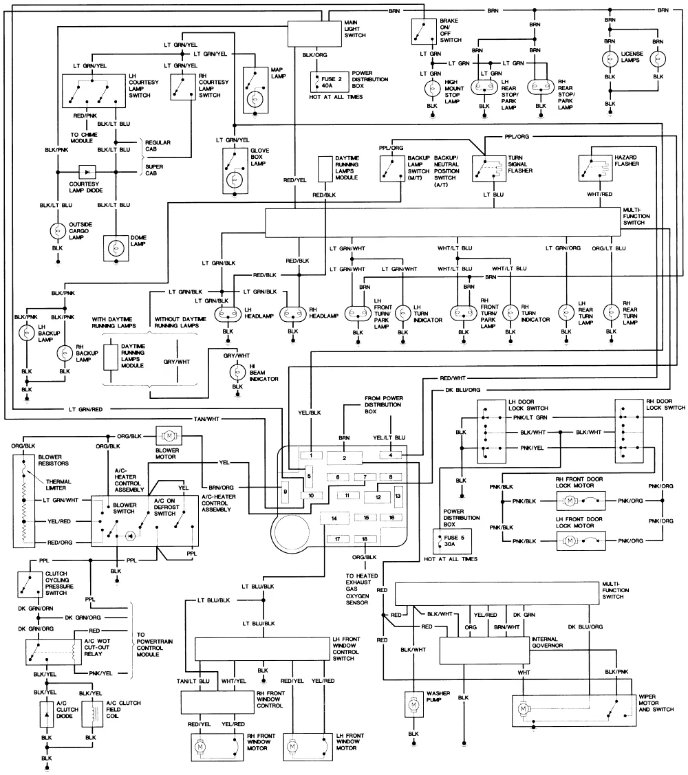 2000 Ford Ranger Wiring Diagram Manual