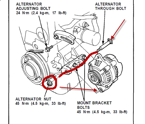 2000 Honda Civic Belt Diagram