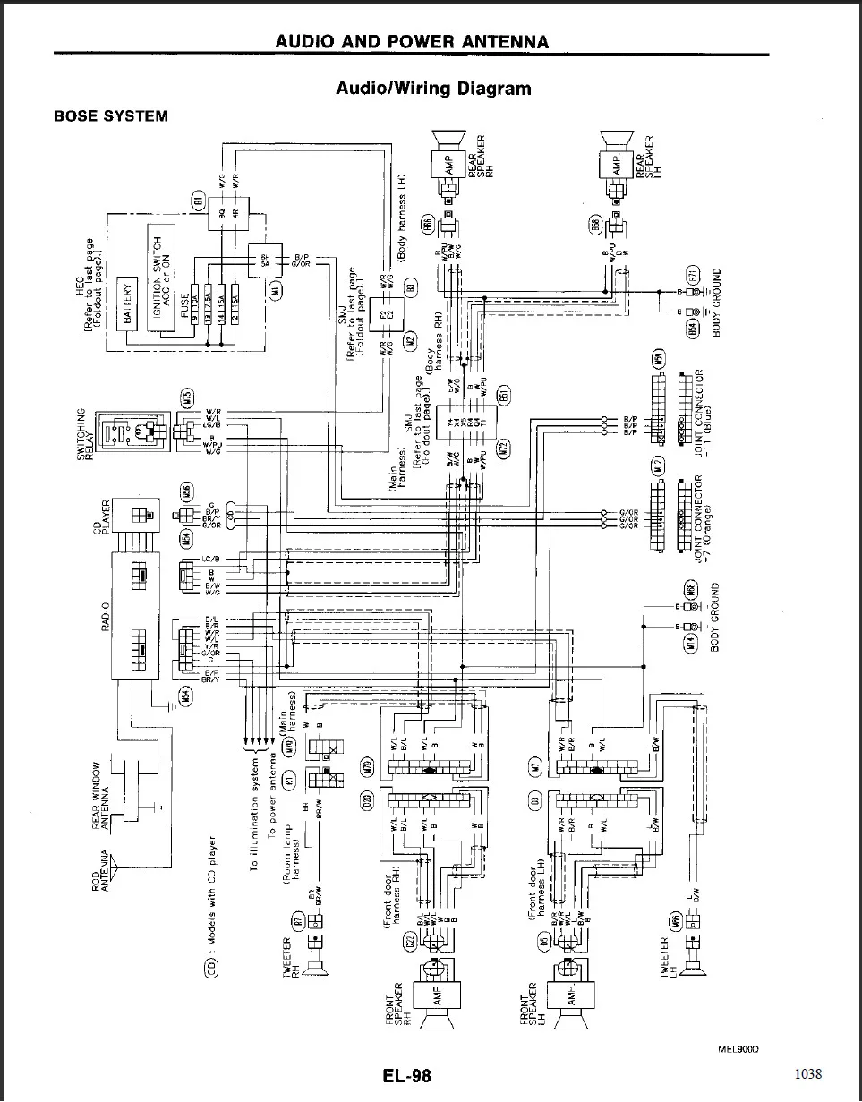 2000 Infiniti I30 Wiring Diagram Wiring Diagram And Schematic