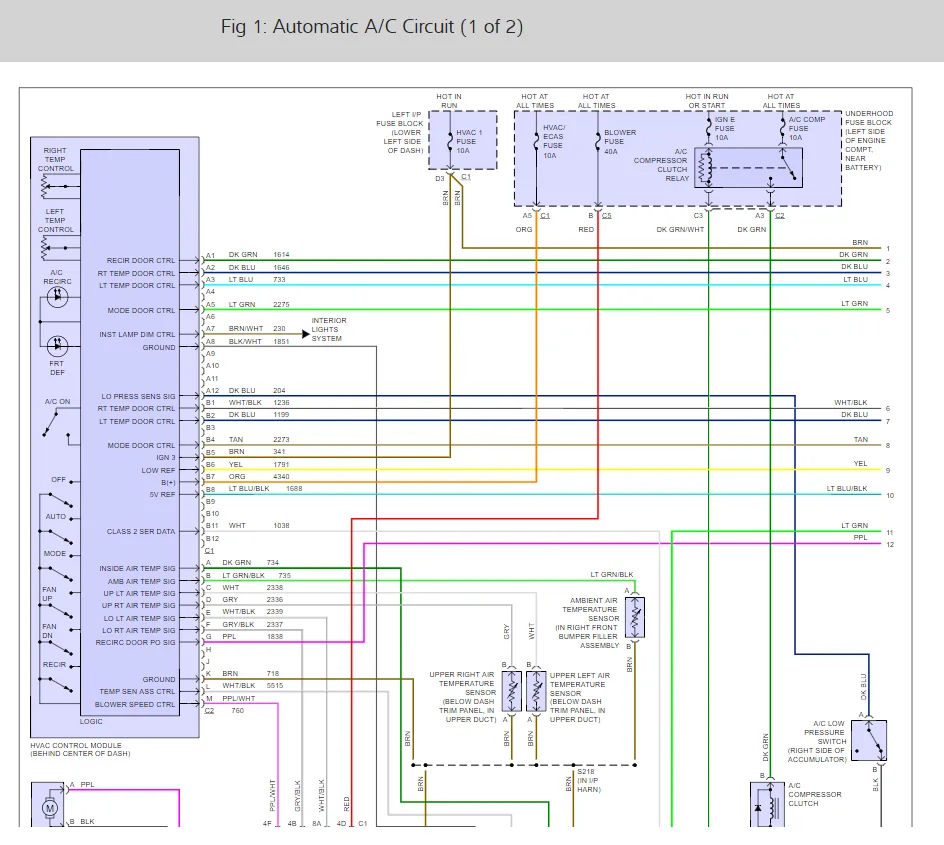 2000 Silverado A C Wiring Diagram Wiring Diagram
