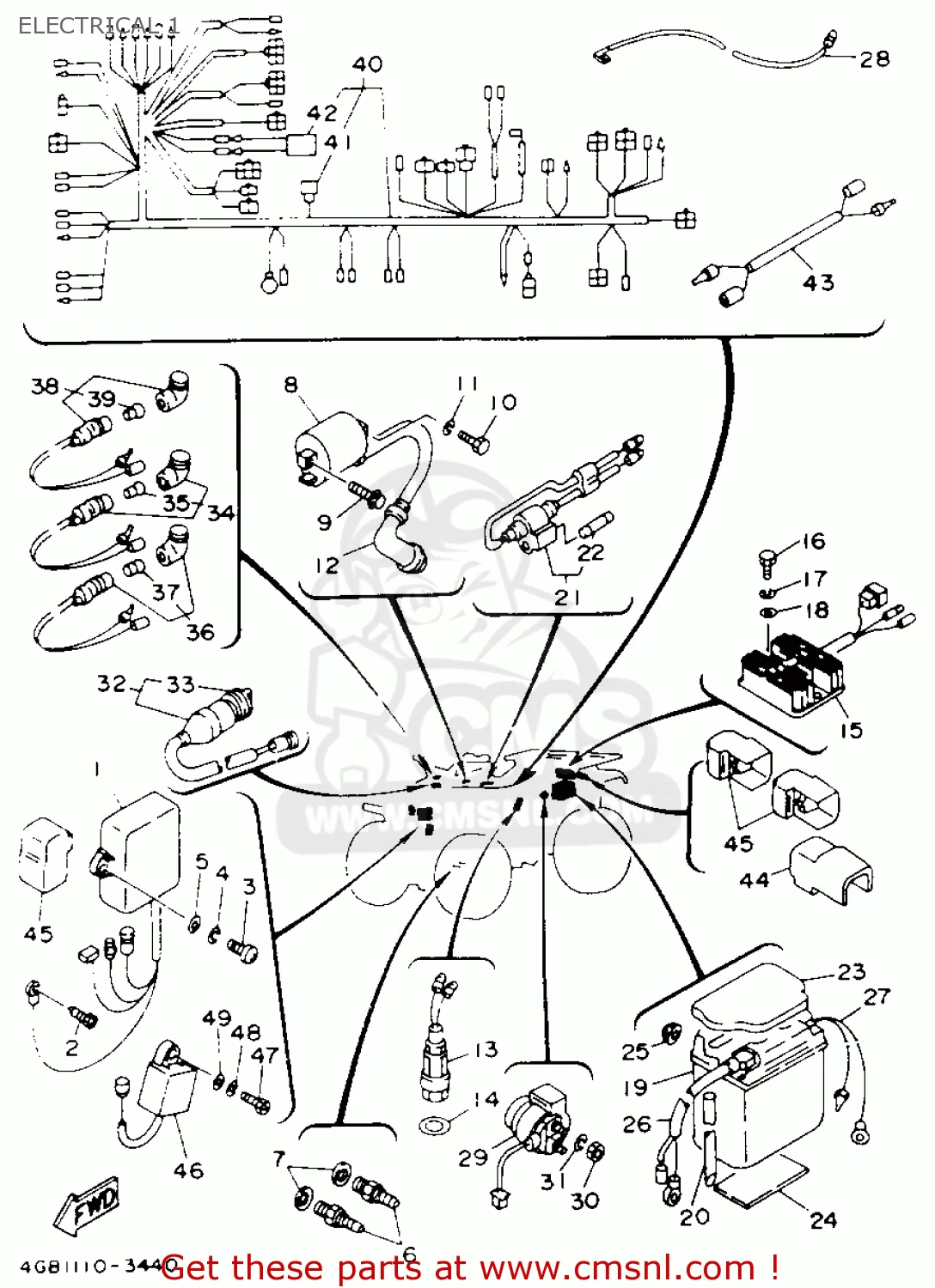2000 Yamaha Kodiak 400 4X4 Wiring Diagram Wiring Diagram