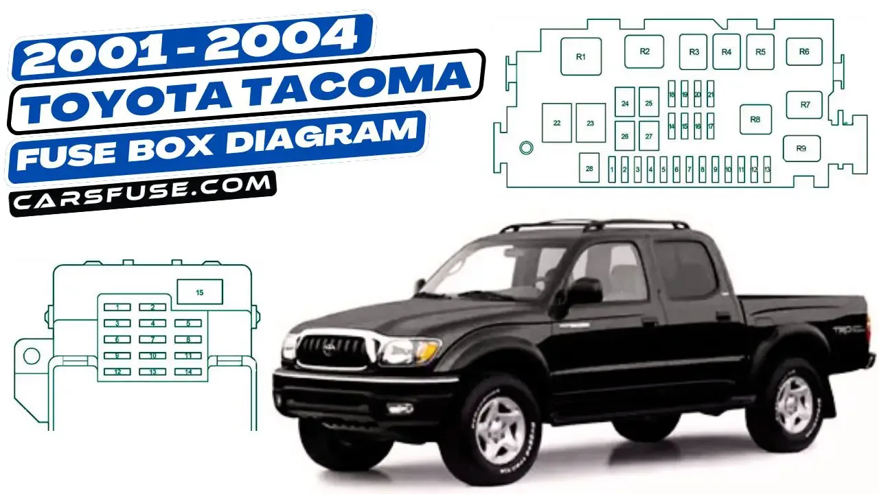2001 2004 Toyota Tacoma Fuse Box Diagram