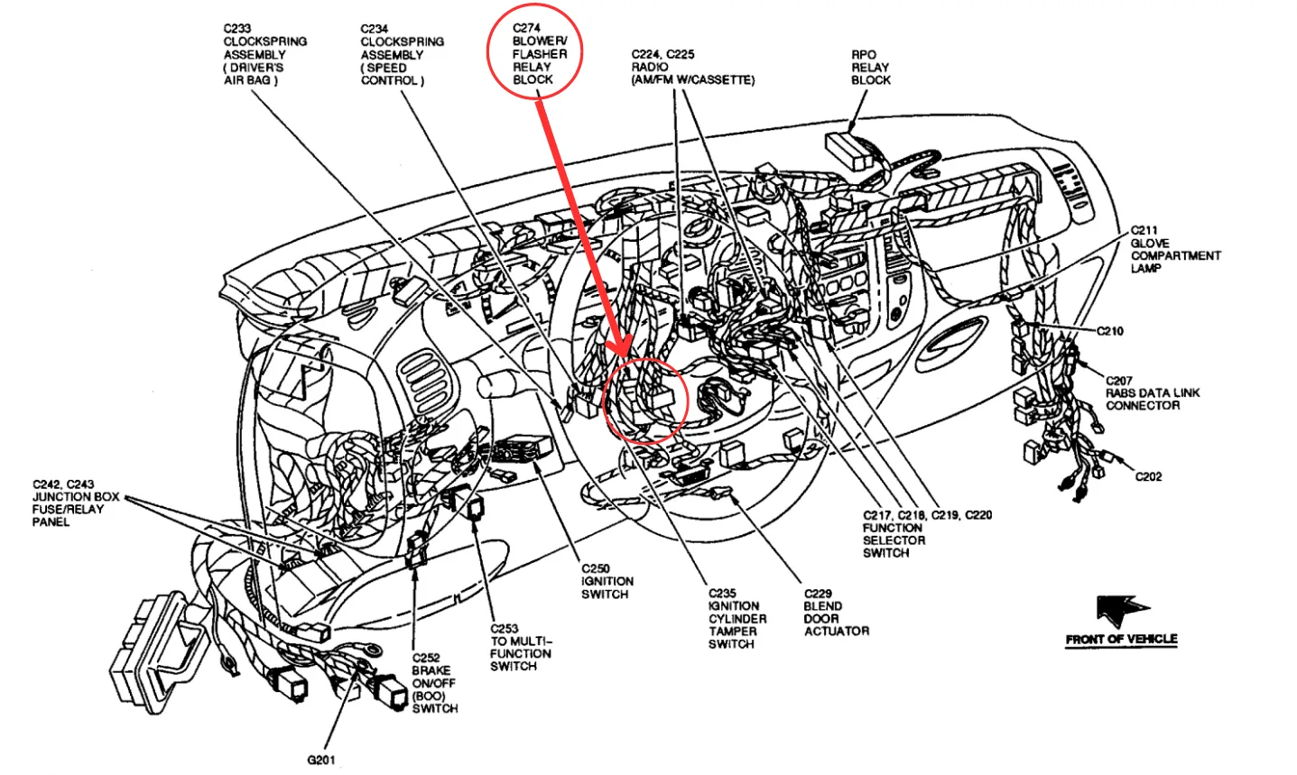 2001 Ford F 150 Blower Motor Fuse And Relay Location