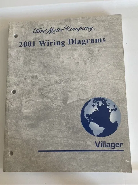 2001 Ford Mercury Villager Wiring Diagrams Schematics Pinouts Service Manual 8 56 Picclick Uk