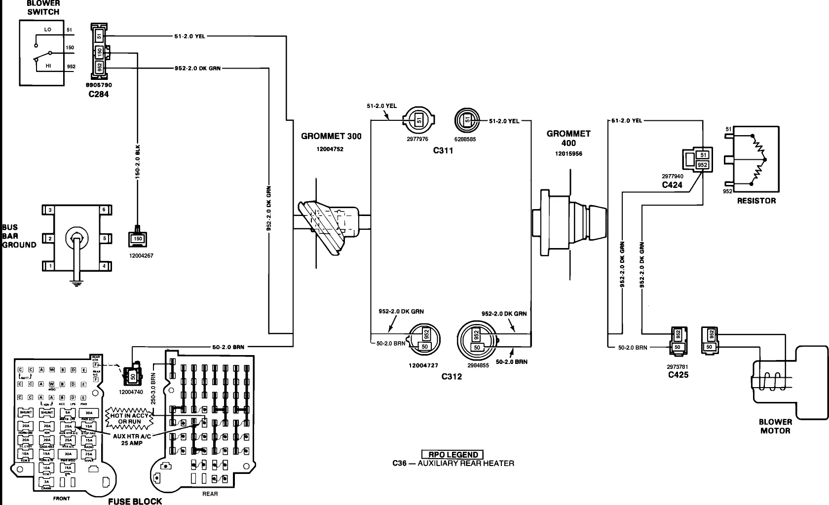 2001 Jeep Cherokee Blower Motor Wiring