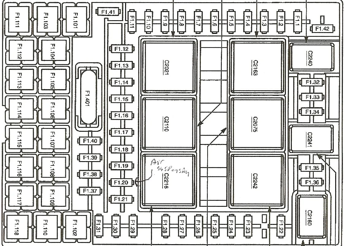 2001 Lincoln Navigator Fuse Box Diagram Wiring Site Resource