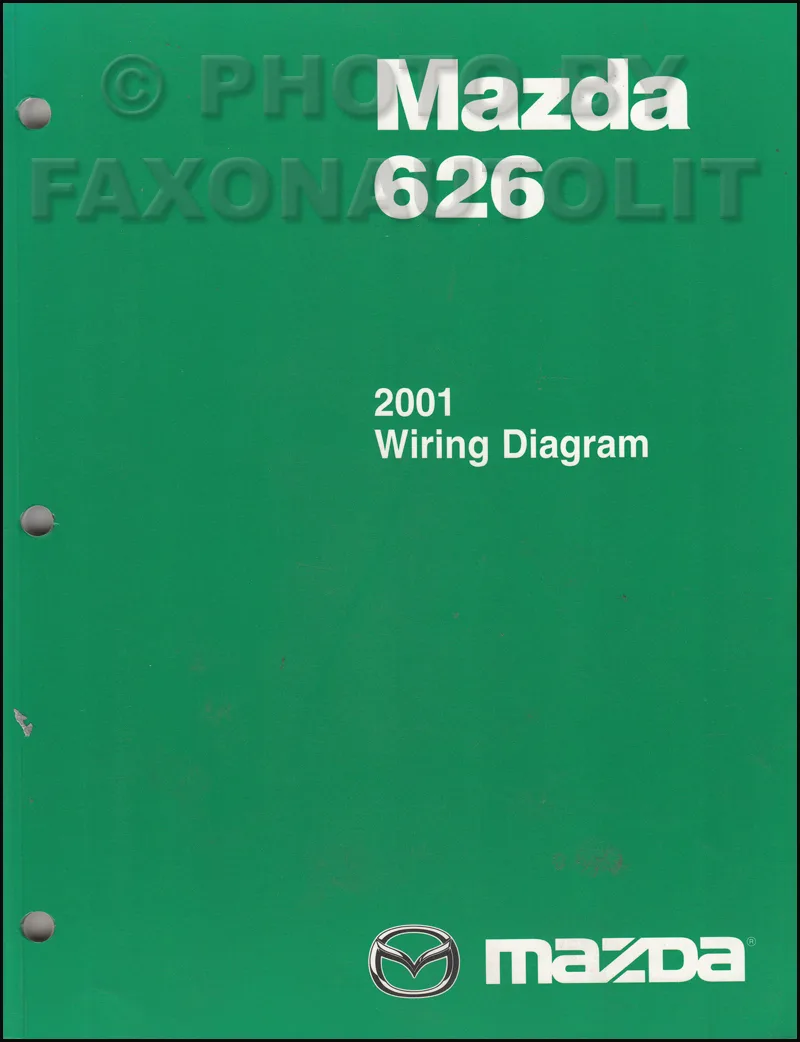 2001 Mazda 626 Wiring Diagram Manual Original