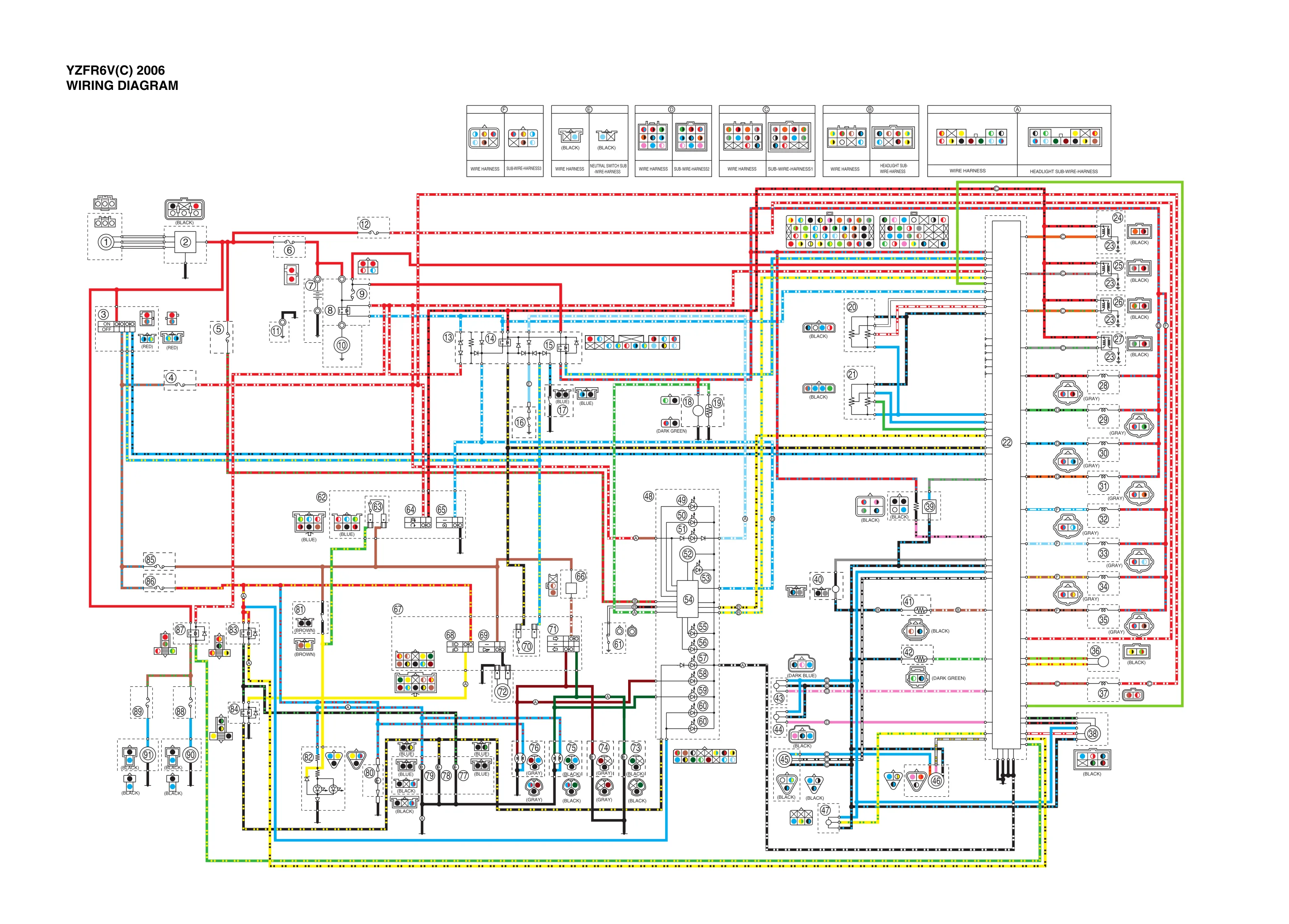 2001 Yzf R6 Wiring Diagram Wiring Diagram