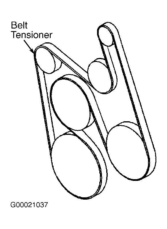 2002 Chevy Silverado Serpentine Belt Diagram