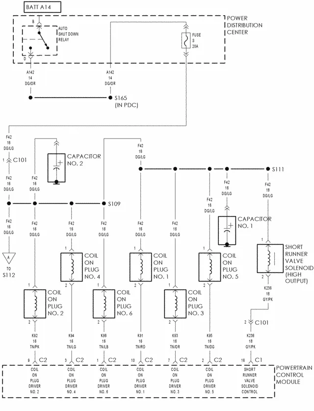 2002 Chrysler 300M Wiring Diagram