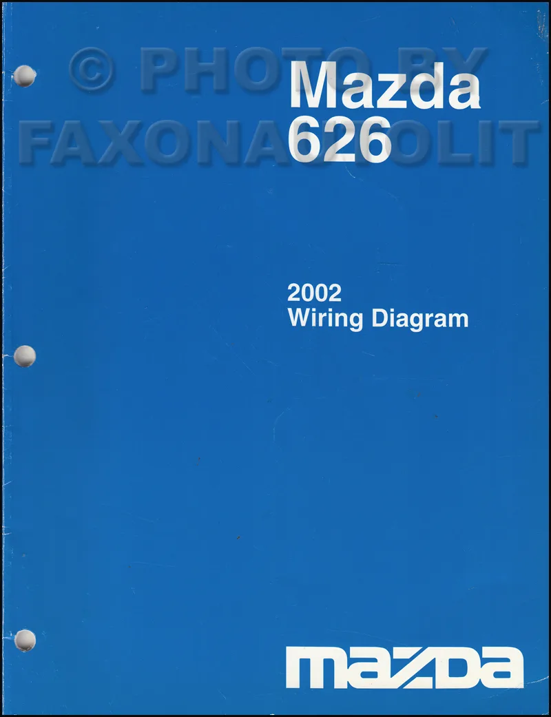 2002 Mazda 626 Wiring Diagram Manual Original
