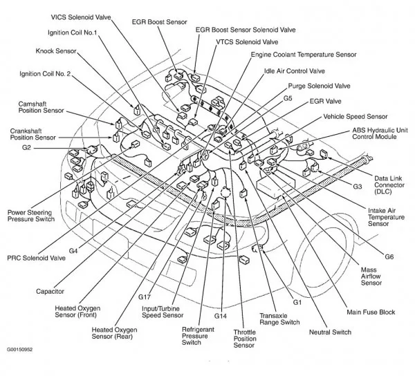 2002 Mazda Protege Engine Diagram
