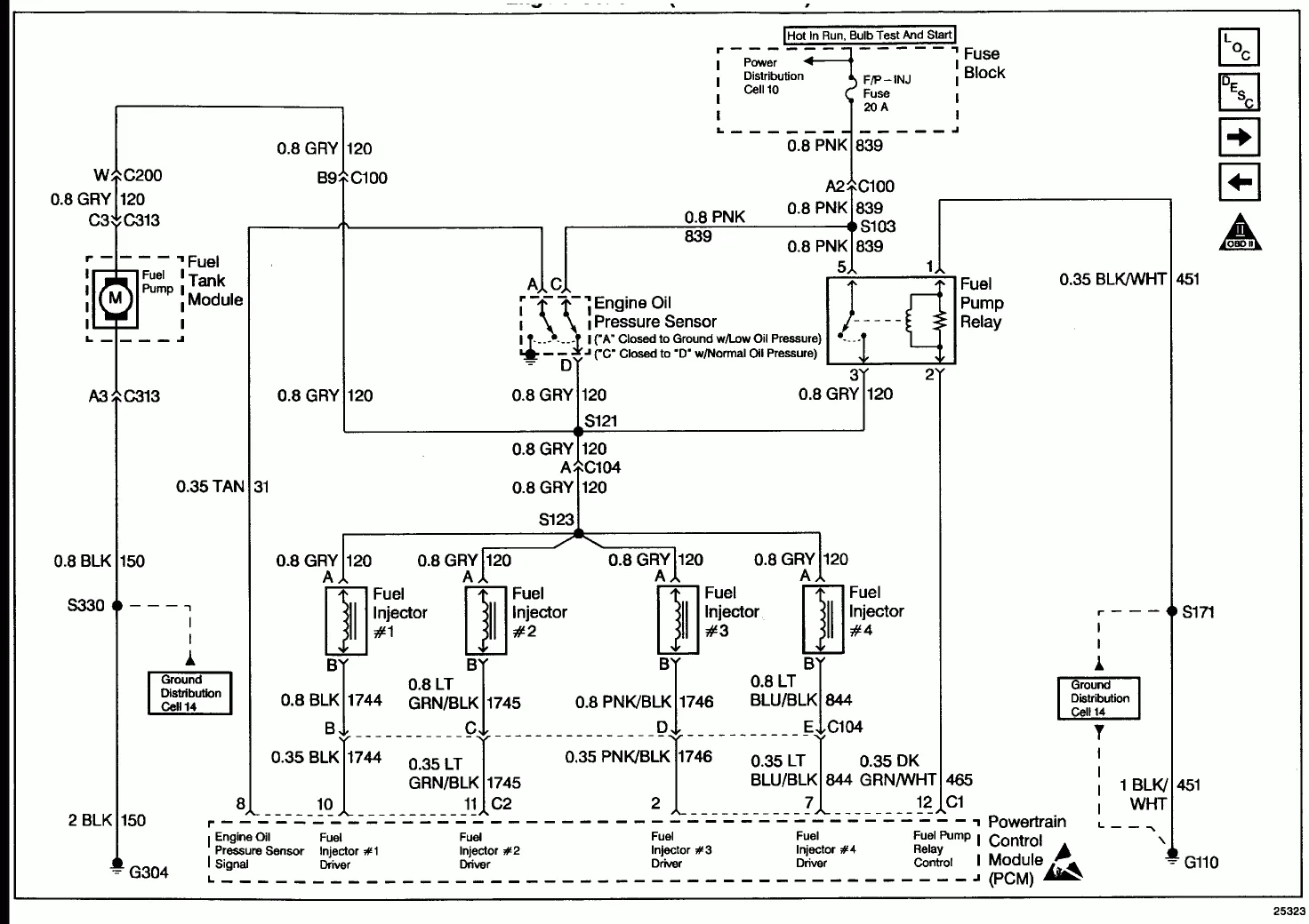 2003 Chevy Cavalier Fuel Pump Wiring Diagram