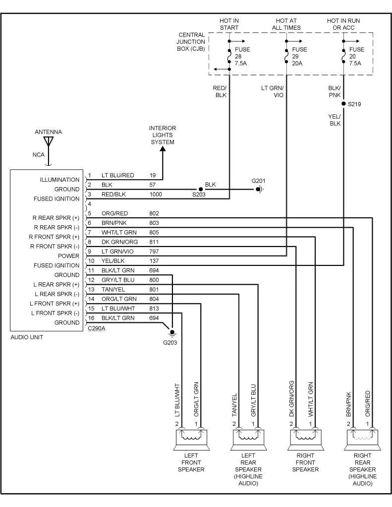 2003 Ford Explorer Radio Wiring Diagram Lasopajoe