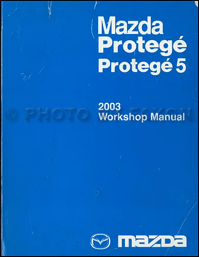 2003 Mazda Protege And Protege5 Wiring Diagram Manual Original