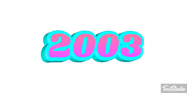 2003 Number Animated Gif Logo Designs