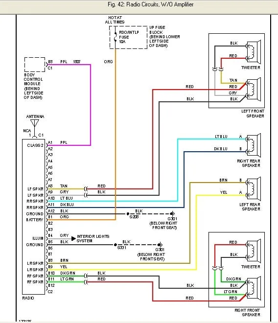 2003 Silverado Wiring Diagram Radio