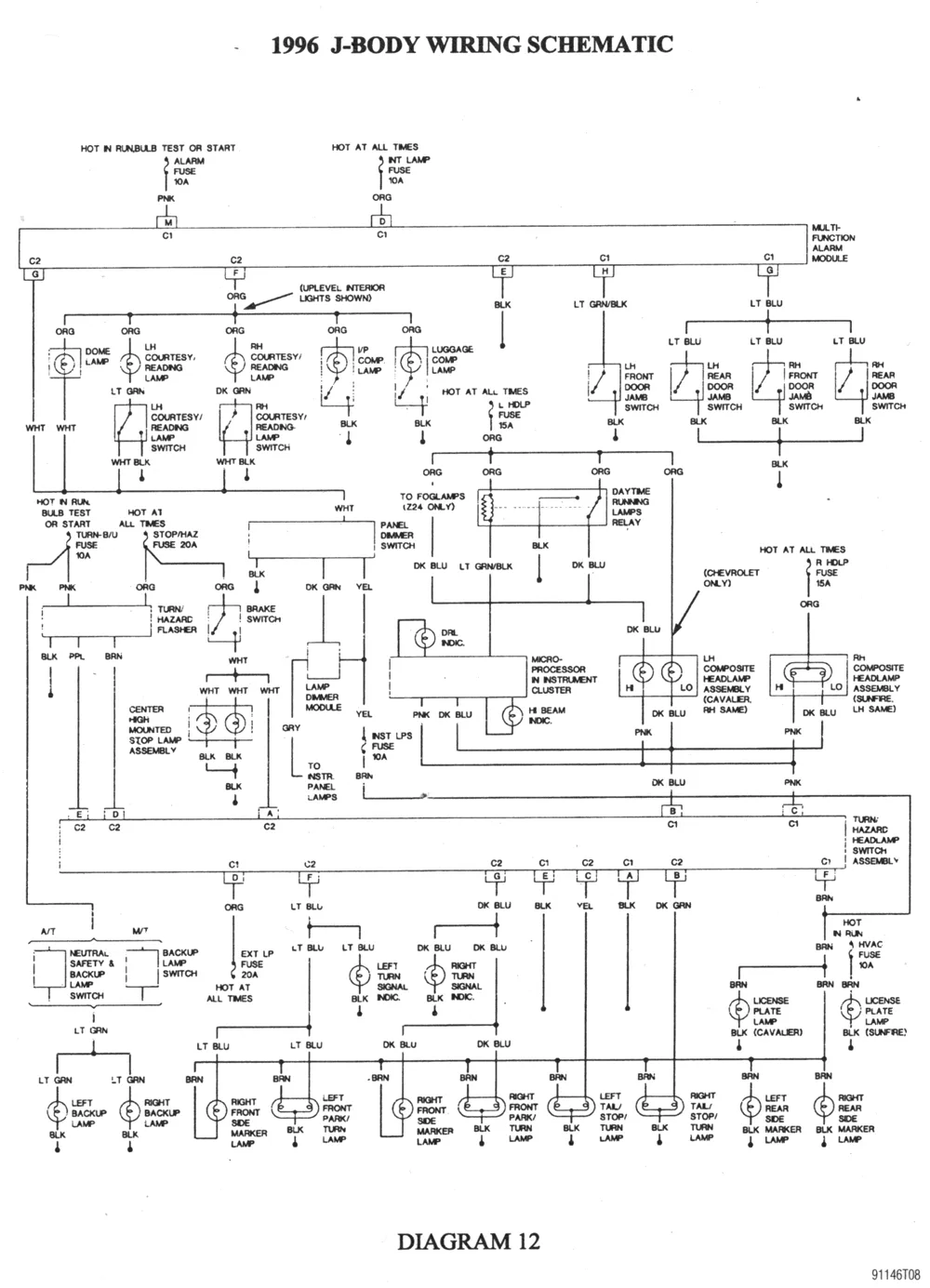 2004 Chevy Cavalier Fuse Box Diagram Wiring Diagram
