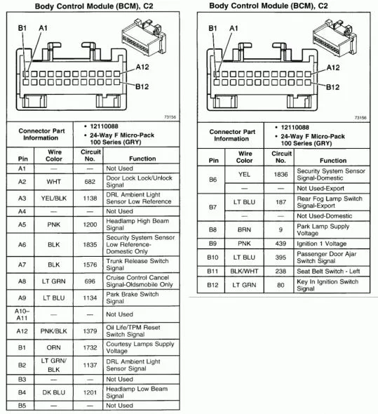 2004 Chevy Silverado Radio Wiring Harness Diagram
