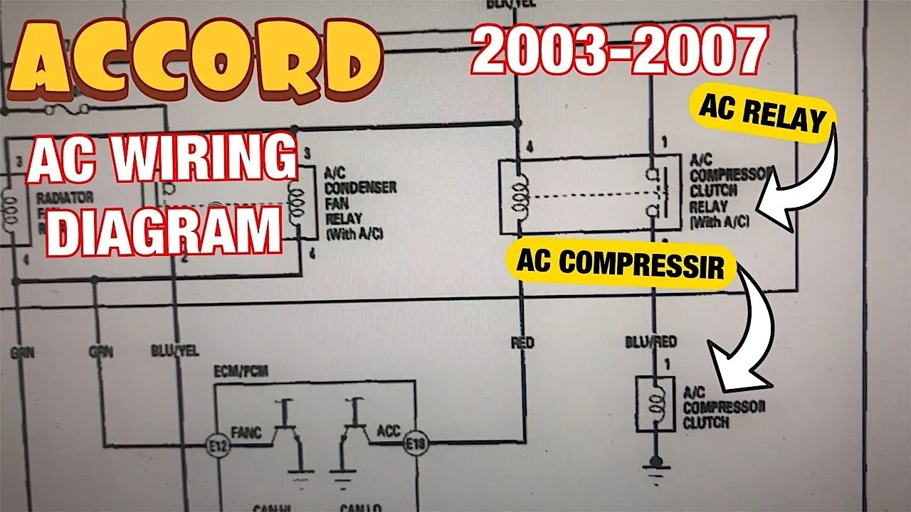 2004 Honda Accord Relay Diagram